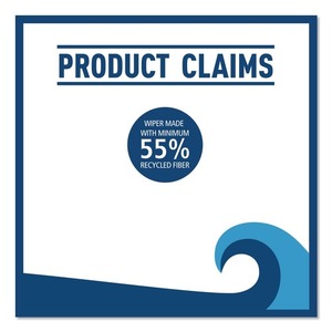 บอร์ดวอล์ค 3284 ผ้าเช็ดทำความสะอาดแบบใช้แล้วทิ้ง 1 ชั้น ขนาด 9.75 นิ้ว X 16.25 นิ้ว กล่องกระดาษขาว DRC บรรจุ 8 กล่อง ที่ปัดน้ำฝน 100 ชิ้น/กล่อง - Product Image 5