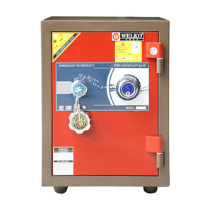 Mini coffres-forts WELKO S500 DK Marron Rouge-Mini Coffres-forts Fabricants - Product Image 1