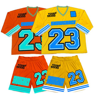 Custom France <b>V</b>-<b>Neck</b> Screen Print Quick Dry <b>Oversized</b> <b>T</b>-<b>Shirts</b> Boxy Mesh Soccer Jerseys for Basketball Football Soccer Wear - Product Image 2