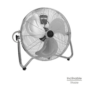 Ventilatore da pavimento cromato 120 Watt O/50 cm. - Product Image 3