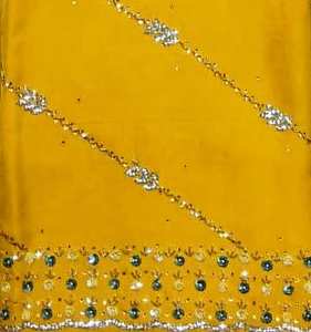 Designer moderne non cousu brodé à la main Salwar Kameez pour les femmes indiennes traditionnelles mode-Style avancé Protection solaire haute - Product Image 3