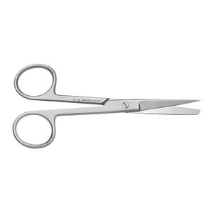 Meilleure qualité ciseaux médicaux 125 mm droit émoussé pointu professionnel chirurgical droit salle de chirurgie ciseaux - Product Image 5