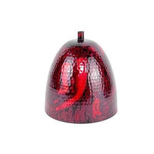Luz colgante martillada colgante redonda de Metal más vendida, acabado antiguo de cobre para sala de estar, Color de forma de tamaño personalizado - Product Image 6