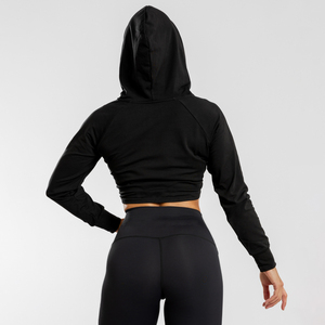 Sudaderas Cortas de Algodón de Alta Calidad para Mujer 2026, Transpirables, con Logotipo y Diseño Personalizados, Sudaderas Cortas Personalizadas para Mujer - Product Image 6