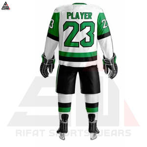 เครื่องแบบฮ็อกกี้น้ำแข็งสำหรับทุกเพศขนาดใหญ่ผ้าโพลีเอสเตอร์แบบ100% แห้งเร็วออกแบบได้ตามต้องการ - Product Image 3