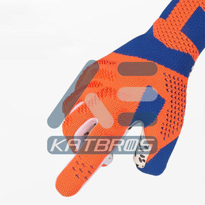 Gants de gardien de but de football professionnels de haute qualité avec coussin en latex lisse, ajustement fiable pour les matchs, équipement de gants de football - Product Image 2