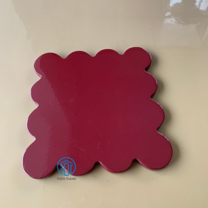 Dessous de verre en laque naturelle Dessous de verre de table de luxe Décor à la maison Dessous de verre écologique pour décor de table - Product Image 1