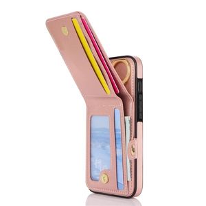 เคสฝาพับหนัง PU ป้องกันการกระแทกมีขาตั้งระบบแม่เหล็กสำหรับ iPhone และ Galaxy สำหรับ Pixel - Product Image 1