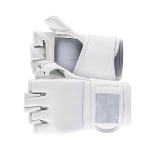 Meilleurs gants de MMA et de kick-boxing demi-doigts de haute qualité, respirants, anti-humidité, en cuir PU, avec fermeture auto-agrippante - Product Image 5