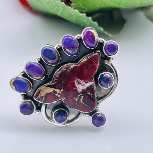 Hermoso anillo de turquesa de vaca, anillo de Plata de Ley 925, anillo hecho a mano, anillo de turquesa, anillo de plata, anillo de diseñador, anillo bohemio, regalo - Product Image 3