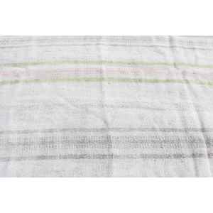 Alfombra Turca, Alfombra Vintage de 5.3x6.8 pies, Alfombra Floral Blanca y Verde - Product Image 5