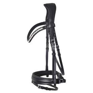 Affordable English Fancy Horse Bridle With Soft Padded and <b>Crystallized</b> Brow Band <b>Top</b> Indian Manufacturer &Supplier saman Export - Product Image 1