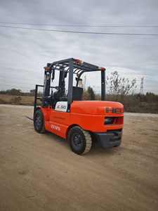 Chariot élévateur d'occasion Heli K50 5 tonnes avec déplaceur latéral, bon état pour la construction, garantie de 6 mois, matériau en acier, 4 roues motrices, 3000 mm - Product Image 2