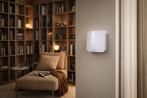 Ventilador de Recuperación de Calor Moderno y Flexible BSK Zephyr Mini con WiFi, Control por Aplicación IR, para Hotel, Taller, Baño, Cocina - Product Image 4