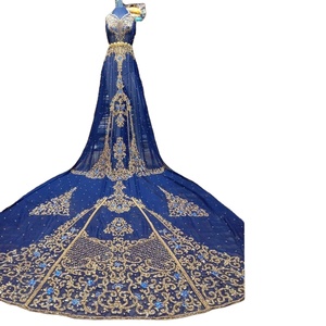 Nuevo Vestido de Novia Somalí de Moda, Impresionante y Elegante, Gorgura + Garbasaar, Tejido de Seda con Intrincado Estampado Floral - Product Image 6