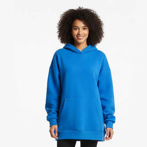 Sweat-shirts à capuche pour femmes, coupe régulière, triangle, style streetwear, imprimé sur le devant, tricot en coton, manches longues, poches, badge, saison hivernale - Product Image 5