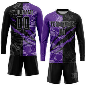 Uniforme de Fútbol Transpirable con Logotipo Personalizado para Hombre, Diseño Propio Sublimado, Ropa Deportiva, Uniformes de Fútbol de Manga Corta de Secado Rápido - Product Image 3