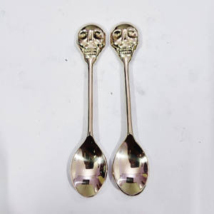 ช้อนตวงทองเหลืองรูปหัวใจสำหรับใช้ในห้องครัวและโต๊ะช้อนรับประทานอาหารปรับสีได้ตามต้องการ - Product Image 5