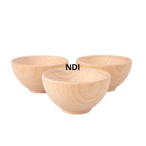 Tazón de servir de madera profunda con acabado Natural, decoración de vajilla, comida para la mejor calidad, cuenco para servir aperitivos y galletas de nueces - Product Image 1