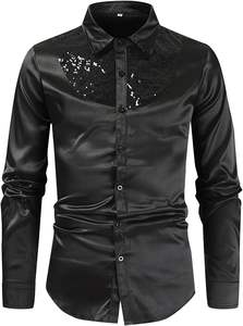 OEM de alta calidad de los hombres de seda suave cómoda impresión por sublimación digital de moda casual streetwear camisa de manga larga al por mayor - Product Image 6