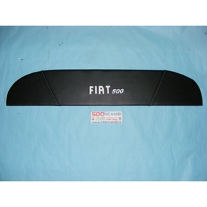 FIAT 500 EPOCA MENSOLE LUNOTTO POSTERIORE NERO CON SCRITTA FIAT 500 BIANCA - Product Image 1