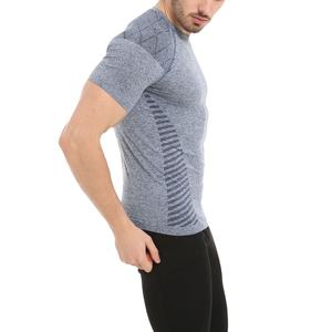 Último Estilo en Ropa Deportiva al por Mayor, Ropa de Entrenamiento Física, Camiseta Deportiva sin Costuras para Hombre - Product Image 2
