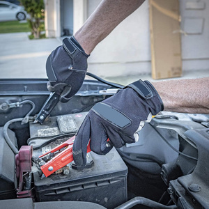 Guantes mecánicos de ajuste personalizado con opciones de logotipo muñeca elástica de Palma duradera para tareas automotrices mantenimiento de bricolaje y trabajo de taller - Product Image 5