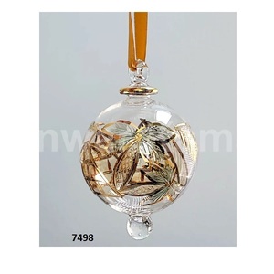 Bola de cristal pintada a mano de gran forma, adornos colgantes, lo mejor decorativo para fiesta de año nuevo, bola de cristal de Navidad, adornos colgantes - Product Image 3