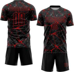 Vêtements de football pour adultes respirants à séchage rapide avec logo personnalisé uniformes d'entraînement OEM avec maillot de football - Product Image 4