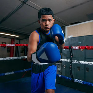 ชุดชกมวยสำหรับผู้ชายชุดชกมวยสำหรับมืออาชีพชุดชกมวยแขนสั้นมีโลโก้ - Product Image 2