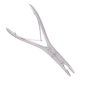 Fórceps de corte de 180mm curvos de hueso Beyer de alta calidad de primera calidad Acabado de arena de hueso Beyer de acero inoxidable alemán - Product Image 5