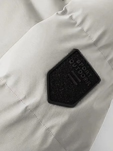 Veste pour hommes avec étiquette personnalisée veste américaine noire/manteau épais en coton détachable fabriqué par le Pakistan - Product Image 4