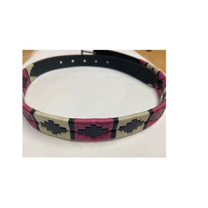 Best Selling Leather Polo Sports Belt with Hand Embroidery Custom Logo Equestrian Clothing Sportswear for Horse Riders OEM ODM - Product Image 4