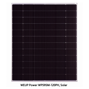 Panneau solaire WEUP Power WP595M-120HPH - Product Image 2