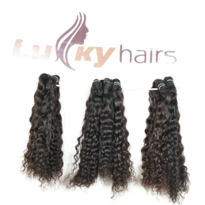 Proveedores sin procesar Paquetes naturales indios crudos Máquina alineada con cutículas Trama doble Rizado Suelto Estilos de ondas profundas Cabello humano negro - Product Image 3