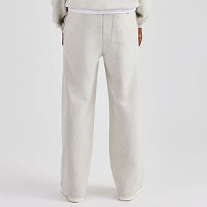 Wholesale Custom Made 100% Cotton French terry Lightweight Baggy <b>men's</b> pants Custom Logo Streetwear washed Sweatpant - Product Image 5