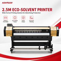 Impresora Eco Solvente Kenteer de 2.5m con Doble Cabezal de Impresión XP600, Máquina de Impresión de Inyección de Tinta para Pancartas Flexibles y Adhesivos de Gran Formato