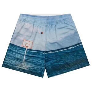 Pantalones Cortos Deportivos para Hombre Sublimados, Estampado Personalizado, Secado Rápido, Ropa Deportiva de Poliéster para Gimnasio - Product Image 2