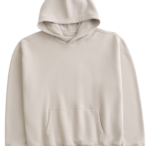 Sweat à capuche beige uni en polaire pour hommes pullover chaud hiver Streetwear sweat à capuche décontracté pour vêtements de sport en plein air et sweat à capuche à la mode - Product Image 4