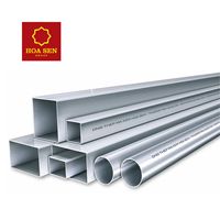 Tube carré en acier allié ERW laminé à chaud, surface conforme à la norme DIN, non huilé, grade A, tolérance de 15 %, du Vietnam, poids réel