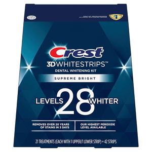 ชุดฟอกสีฟัน Crest 3D Whitestrip Supreme Bright - Product Image 4
