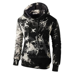 เสื้อฮู้ดมัดย้อมสำหรับผู้ชายเสื้อฮู้ดผ้ามัดย้อมน้ำหนักเบาสำหรับผู้ชาย - Product Image 1