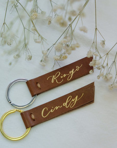 Llavero de cuero con gancho para llavero, llavero para coche y bicicleta, llavero resistente para hombre y mujer - Product Image 2