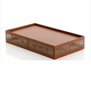 Qualité standard Maison Vaisselle Décoration De Table Plateau De Service Cuisine Traiteur Utilisé Petit Déjeuner Plateau De Serveur De Nourriture - Product Image 2