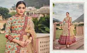 ชุดทำงานออนไลน์ซอลวาร์ Kameez ผ้าไหมพิมพ์ลายเพลโตดิจิตัล - Product Image 6