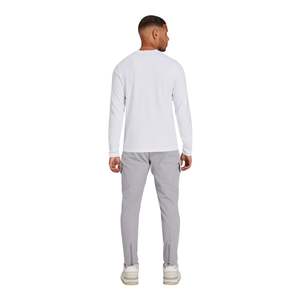 Mens Sleet Grey Slim Fit Tech <b>Cargo</b> <b>Pants</b> with Secure <b>Cargo</b> Pockets, <b>Stretch</b> Fabric, and Minimalist Modern Look - Product Image 5