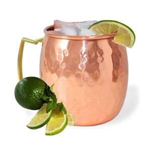 100% Handmade Best Quality Copper <b>Drink</b> Glasses Mug with Lid Pure Copper Cup for Table Office Home Gym Bar Resort-Direct India - Product Image 5