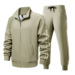 Chándal Deportivo Transpirable de Algodón 100% Estampado para Hombre, Invierno 2025, para Entrenamiento Físico de Talla Grande - Product Image 5