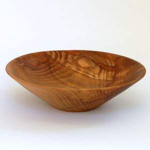 Cuenco de madera hecho a mano de alta calidad, Bol para fruta, ensalada, marrón, rojo, logotipo personalizado, respetuoso con el medio ambiente - Product Image 3