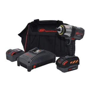 Clé à chocs sans fil 20V, 2 batteries, couple de 550 Ft-lb, embout de retenue, poignée pistolet pour environnements dangereux, qualité industrielle 21V - Product Image 6